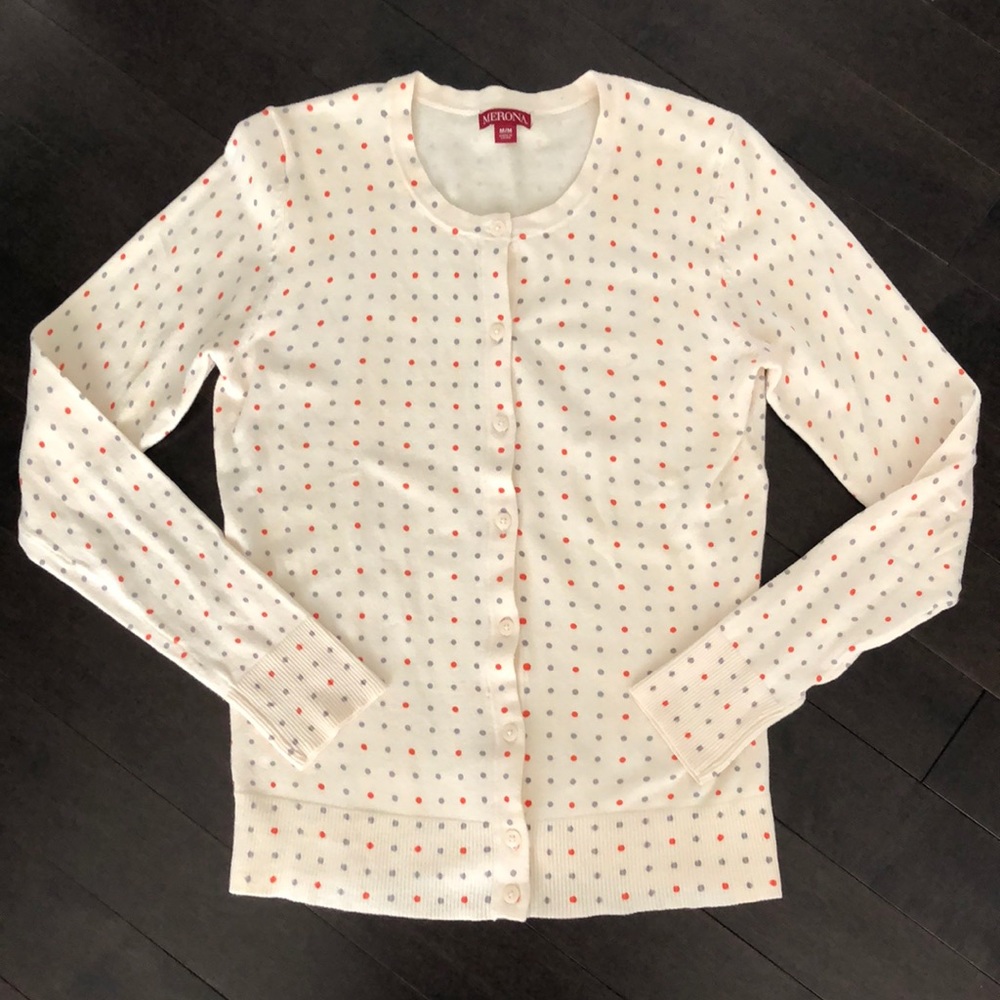 Merona Polka Dot Cardigan